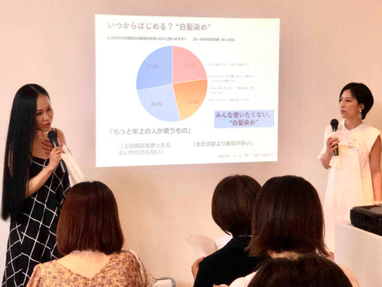 「白髪＝老化」ではない？白髪の悩みの若年化　《AMATA×uruotteトークレポート②》